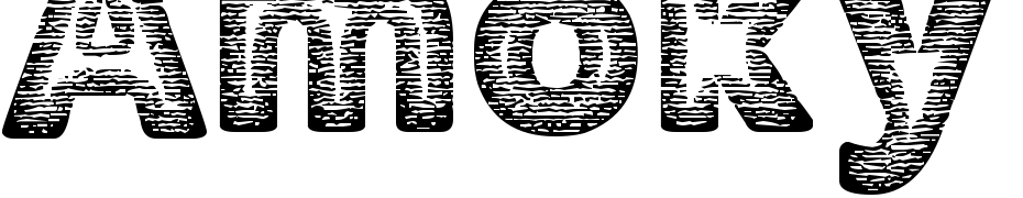 Amoky Halftone 2 Typeface cкачати шрифт безкоштовно